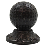 Mesh Golf Ball Themed with 'West Baden Springs Hotel' Shield Paperweight