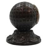 Mesh Golf Ball Themed with 'West Baden Springs Hotel' Shield Paperweight