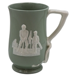 Vintage Copeland Spode England Light Green Pitcher 
