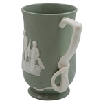 Vintage Copeland Spode England Light Green Pitcher 