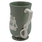 Vintage Copeland Spode England Light Green Pitcher- Fortuna