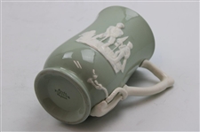 Vintage Copeland Spode England Light Green Pitcher- Fortuna