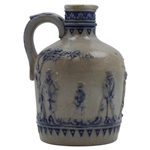 c.1900 Simon Peter Gerz of Lohr Ges Gesch German Golf Scene Gray Growler Jug