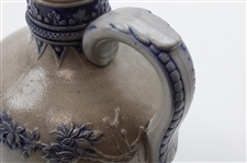 c.1900 Simon Peter Gerz of Lohr Ges Gesch German Golf Scene Gray Growler Jug