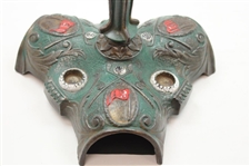 c1920's Wellington-Stone Parlor Putter 3 Holder Stand - Repainted & Partial Restored