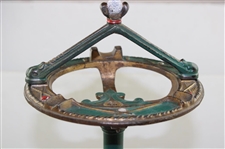 c1920's Wellington-Stone Parlor Putter 3 Holder Stand - Repainted & Partial Restored