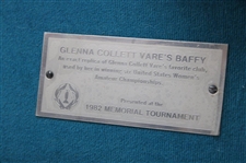 Glenna Collett Vare's Favorite Club - Ltd Ed Baffy Presented at the 1982 Memorial Tournament