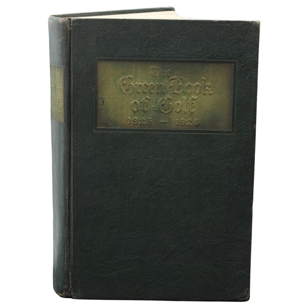 1925-1926 The Green Book of Golf Seldom Seen Book by Henry Roberts