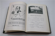 1925-1926 'The Green Book of Golf' Seldom Seen Book by Henry Roberts