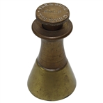 c.1910 Far & Sure Sand Tee Mold - Brass & Copper