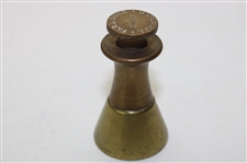 c.1910 Far & Sure Sand Tee Mold - Brass & Copper