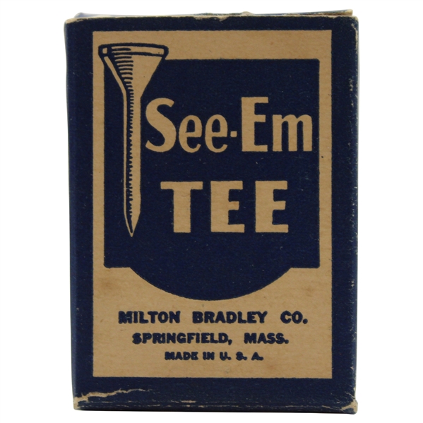 c.1920 See-Em Tee Box w/ Tees