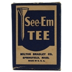 c.1920 See-Em Tee Box w/ Tees