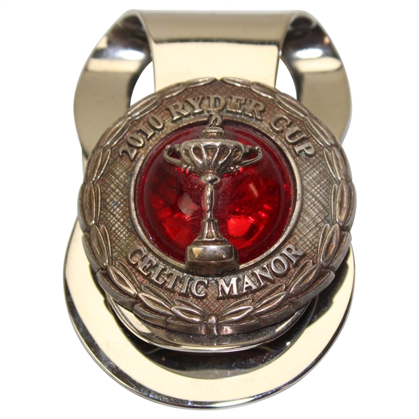 2010 Ryder Cup at Celtic Manor Commemorative Jewel Money Clip in Original Case