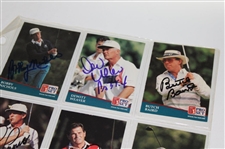 Twenty Nine (29) Signed Pro-Set Cards Incl. Player & Trevino JSA ALOA