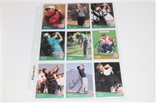 Twenty Nine (29) Signed Pro-Set Cards Incl. Player & Trevino JSA ALOA