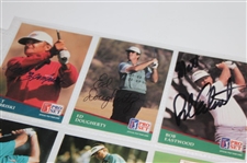 Twenty Nine (29) Signed Pro-Set Cards Incl. Player & Trevino JSA ALOA