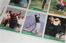 Twenty Nine (29) Signed Pro-Set Cards Incl. Player & Trevino JSA ALOA