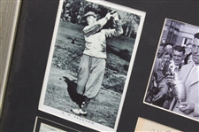A. H. Padgham Display w/ 1936 Ticket, Signed Cut, Photo & More - Framed JSA ALOA