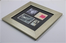 A. H. Padgham Display w/ 1936 Ticket, Signed Cut, Photo & More - Framed JSA ALOA