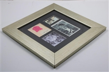 A. H. Padgham Display w/ 1936 Ticket, Signed Cut, Photo & More - Framed JSA ALOA