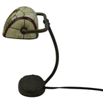 Golfer Stained Glass Motif Desk Lamp