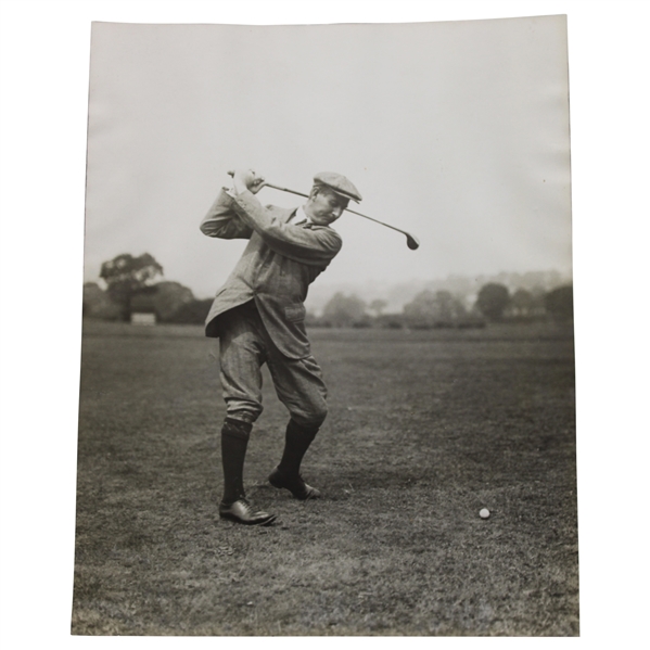 Harry Vardon Mid-Swing Silver Print Photo