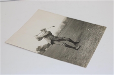 Harry Vardon Mid-Swing Silver Print Photo