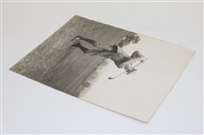 Harry Vardon Mid-Swing Silver Print Photo
