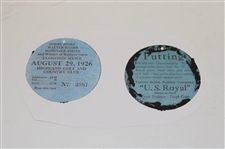 1926 Bobby Jones & Walter Hagen Highland Golf & CC Photo Collage
