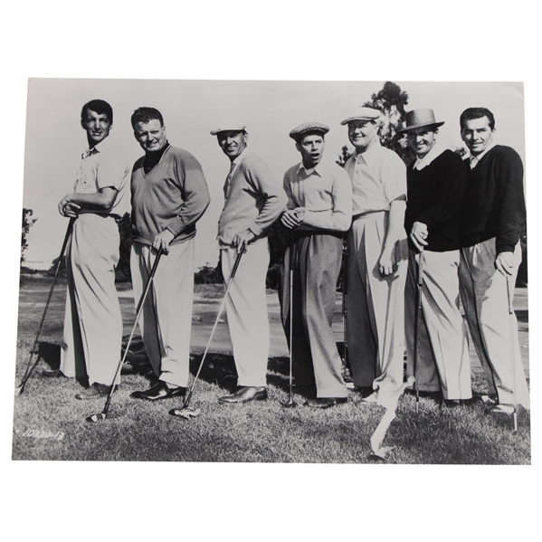 The Caddy Movie Dean Martin, Snead, & Others Posed B & W Presentation Photo
