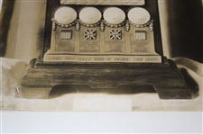 Original Photo Of Bobby Jones Grand Slam Used Golf Balls Display