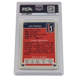 1982 Donruss Golf Jack Nicklaus #16 PSA NM-MT 8 (ST) #100746139