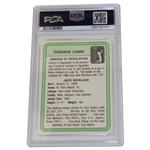 1981 Donruss Golf Jack Nicklaus Statistical Leader PSA Nm-Mt 8 #100746141