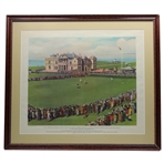 Bobby Jones Putting At St. Andrews 1930 British Amateur - Framed