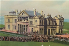 Bobby Jones Putting At St. Andrews 1930 British Amateur - Framed
