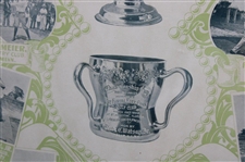 Original 1899 Florida East Coast Golf Club Championship Cup Poster - Framed