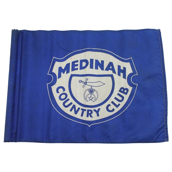 Medinah Country Club Course Flown Blue Flag