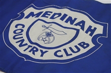 Medinah Country Club Course Flown Blue Flag