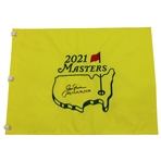 Jack Nicklaus Signed 2021 Masters Embroidered flag w/Years Won JSA ALOA