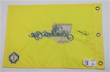 Jack Nicklaus Signed Undated The President's Cup at Muirfield Embroidered Flag JSA ALOA