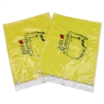 2020, 2021 & 2023 Masters Tournament Embroidered Flags - Unopened in Original Packaging