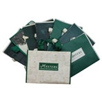 Eight (8) Various Augusta National GC & Masters Tournament Logo Shop Bags - Used