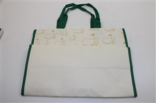 Eight (8) Various Augusta National GC & Masters Tournament Logo Shop Bags - Used