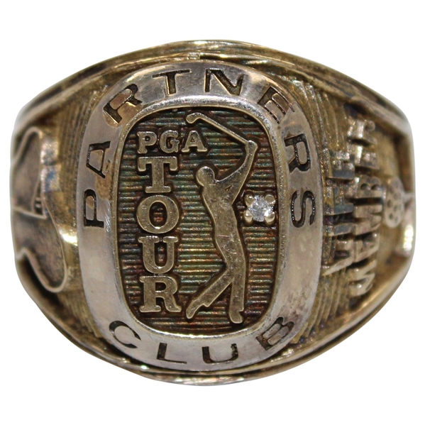 Sterling Silver PGA Tour Partners Club Life Member Ring