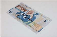 Jack Nicklaus Signed 5lb RBS St. Andrews Bank of Scotland Note w/Envelope JSA ALOA