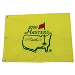 Sam Snead Signed 2000 Masters Tournament Embroidered Flag JSA #B78071
