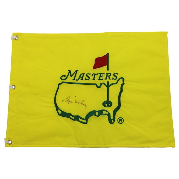 Byron Nelson Signed Undated 1998 Masters Embroidered Flag JSA #B78077