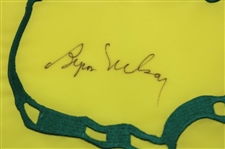 Byron Nelson Signed Undated '1998' Masters Embroidered Flag JSA #B78077