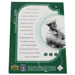 Byron Nelson Signed 2001 Upper Deck SP Authentic Golf Card #16 JSA ALOA